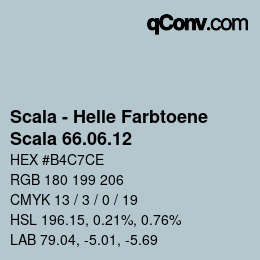 Code couleur: Scala - Helle Farbtoene - Scala 66.06.12 | qconv.com