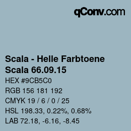 颜色代码: Scala - Helle Farbtoene - Scala 66.09.15 | qconv.com