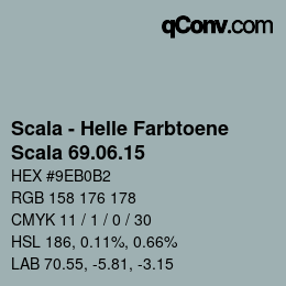颜色代码: Scala - Helle Farbtoene - Scala 69.06.15 | qconv.com