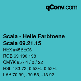 颜色代码: Scala - Helle Farbtoene - Scala 69.21.15 | qconv.com