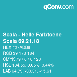 カラーコード: Scala - Helle Farbtoene - Scala 69.21.18 | qconv.com