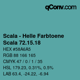 颜色代码: Scala - Helle Farbtoene - Scala 72.15.18 | qconv.com