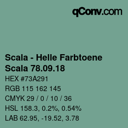 颜色代码: Scala - Helle Farbtoene - Scala 78.09.18 | qconv.com