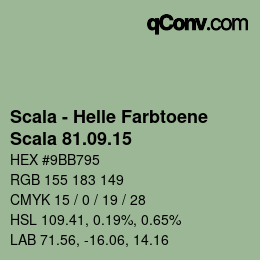 Farbcode: Scala - Helle Farbtoene - Scala 81.09.15 | qconv.com