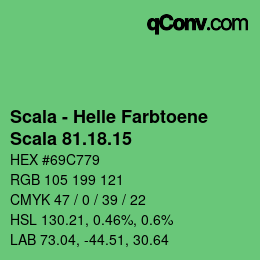 颜色代码: Scala - Helle Farbtoene - Scala 81.18.15 | qconv.com