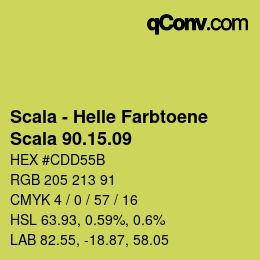 颜色代码: Scala - Helle Farbtoene - Scala 90.15.09 | qconv.com