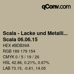 颜色代码: Scala - Lacke und Metallics - Scala 06.06.15 | qconv.com