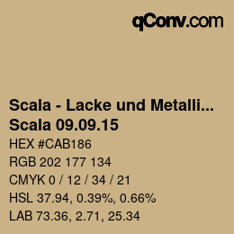 颜色代码: Scala - Lacke und Metallics - Scala 09.09.15 | qconv.com