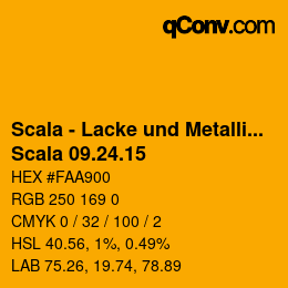 颜色代码: Scala - Lacke und Metallics - Scala 09.24.15 | qconv.com