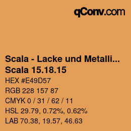 颜色代码: Scala - Lacke und Metallics - Scala 15.18.15 | qconv.com