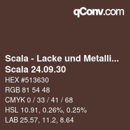 颜色代码: Scala - Lacke und Metallics - Scala 24.09.30 | qconv.com