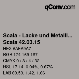 颜色代码: Scala - Lacke und Metallics - Scala 42.03.15 | qconv.com