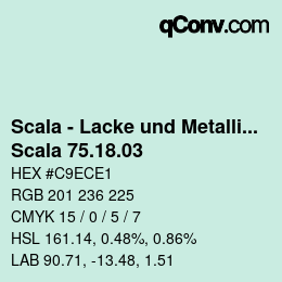 颜色代码: Scala - Lacke und Metallics - Scala 75.18.03 | qconv.com