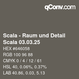 カラーコード: Scala - Raum und Detail - Scala 03.03.25 | qconv.com