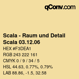颜色代码: Scala - Raum und Detail - Scala 03.12.06 | qconv.com