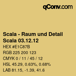 颜色代码: Scala - Raum und Detail - Scala 03.12.12 | qconv.com