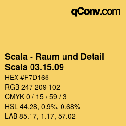 Code couleur: Scala - Raum und Detail - Scala 03.15.09 | qconv.com