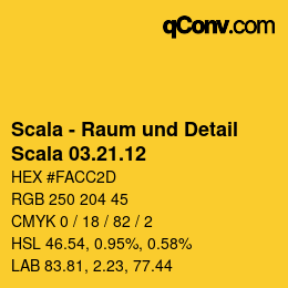 颜色代码: Scala - Raum und Detail - Scala 03.21.12 | qconv.com