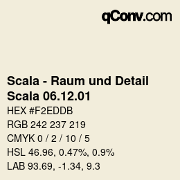 颜色代码: Scala - Raum und Detail - Scala 06.12.01 | qconv.com