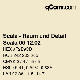 颜色代码: Scala - Raum und Detail - Scala 06.12.02 | qconv.com