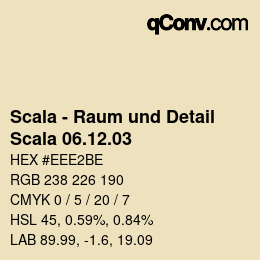 颜色代码: Scala - Raum und Detail - Scala 06.12.03 | qconv.com