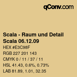 Código de color: Scala - Raum und Detail - Scala 06.12.09 | qconv.com