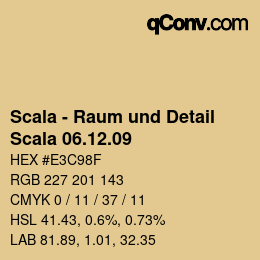 颜色代码: Scala - Raum und Detail - Scala 06.12.09 | qconv.com