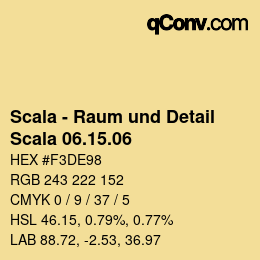 颜色代码: Scala - Raum und Detail - Scala 06.15.06 | qconv.com