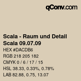 颜色代码: Scala - Raum und Detail - Scala 09.07.09 | qconv.com