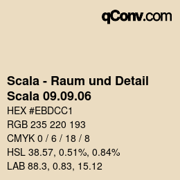 颜色代码: Scala - Raum und Detail - Scala 09.09.06 | qconv.com