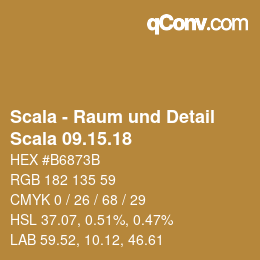 颜色代码: Scala - Raum und Detail - Scala 09.15.18 | qconv.com