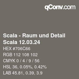 颜色代码: Scala - Raum und Detail - Scala 12.03.24 | qconv.com