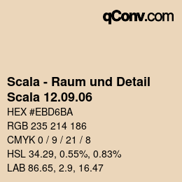 カラーコード: Scala - Raum und Detail - Scala 12.09.06 | qconv.com