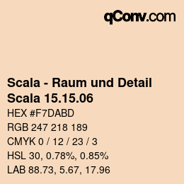 颜色代码: Scala - Raum und Detail - Scala 15.15.06 | qconv.com