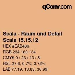 カラーコード: Scala - Raum und Detail - Scala 15.15.12 | qconv.com