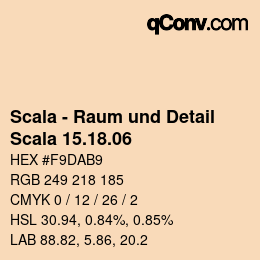 颜色代码: Scala - Raum und Detail - Scala 15.18.06 | qconv.com