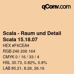 颜色代码: Scala - Raum und Detail - Scala 15.18.07 | qconv.com