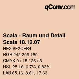 Código de color: Scala - Raum und Detail - Scala 18.12.07 | qconv.com