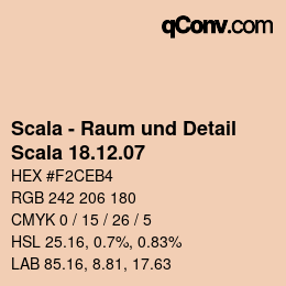 颜色代码: Scala - Raum und Detail - Scala 18.12.07 | qconv.com