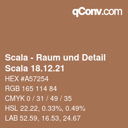 カラーコード: Scala - Raum und Detail - Scala 18.12.21 | qconv.com
