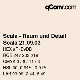 颜色代码: Scala - Raum und Detail - Scala 21.09.03 | qconv.com