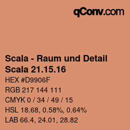 颜色代码: Scala - Raum und Detail - Scala 21.15.16 | qconv.com