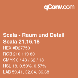 Code couleur: Scala - Raum und Detail - Scala 21.16.18 | qconv.com