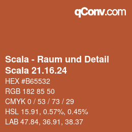 颜色代码: Scala - Raum und Detail - Scala 21.16.24 | qconv.com