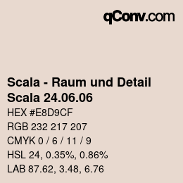 颜色代码: Scala - Raum und Detail - Scala 24.06.06 | qconv.com