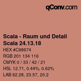 颜色代码: Scala - Raum und Detail - Scala 24.13.18 | qconv.com
