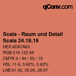 颜色代码: Scala - Raum und Detail - Scala 24.18.18 | qconv.com