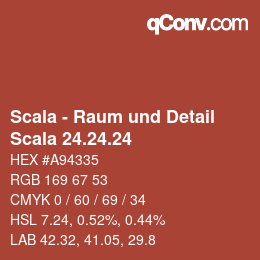 カラーコード: Scala - Raum und Detail - Scala 24.24.24 | qconv.com