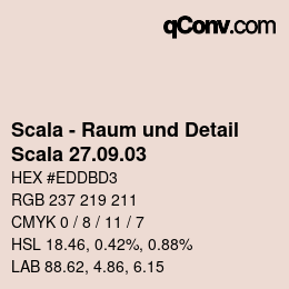 Farbcode: Scala - Raum und Detail - Scala 27.09.03 | qconv.com