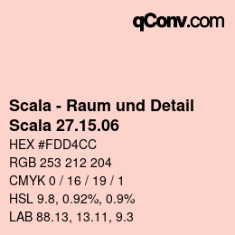 Código de color: Scala - Raum und Detail - Scala 27.15.06 | qconv.com